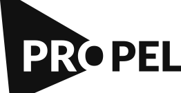 Propeller logo for Propel, the small business solutions experts