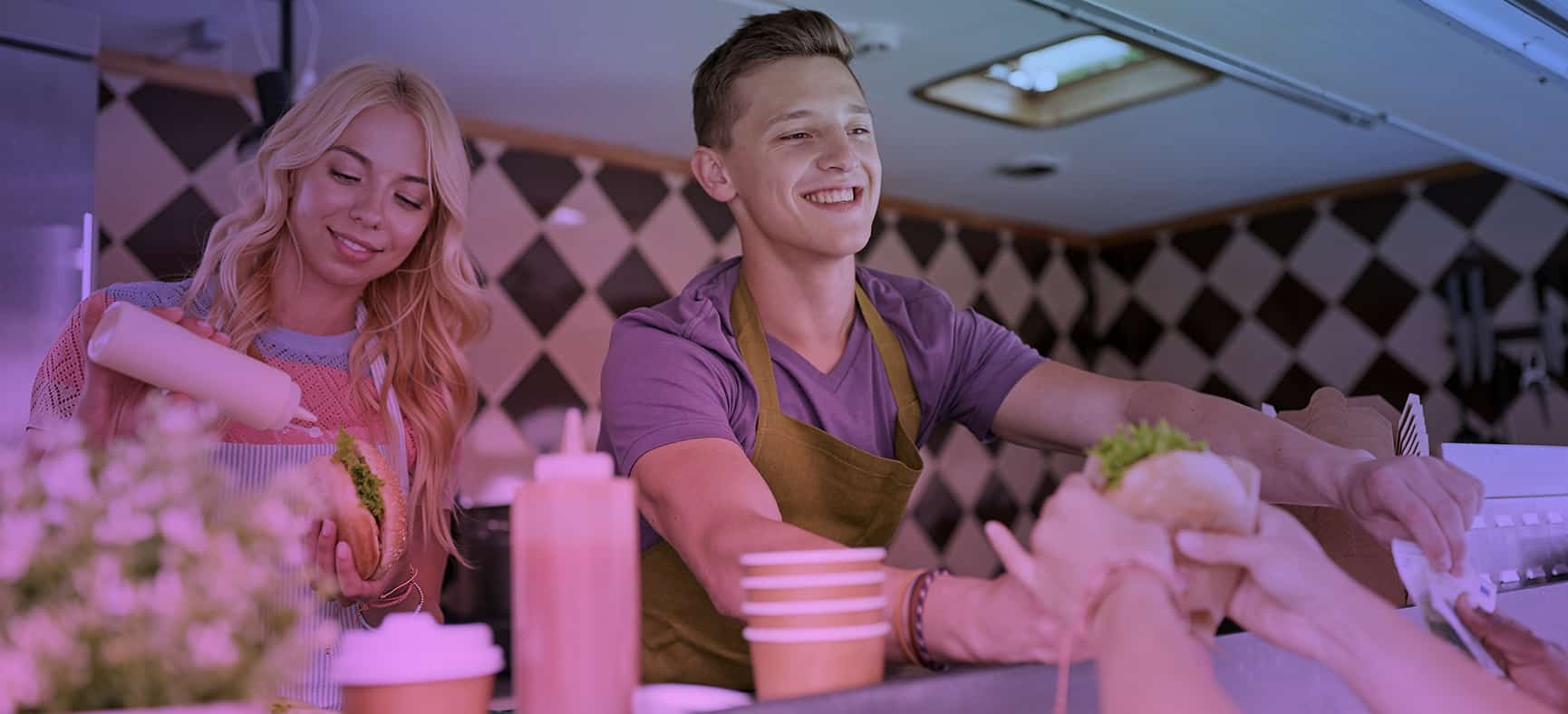 Two teens start a business from a food truck